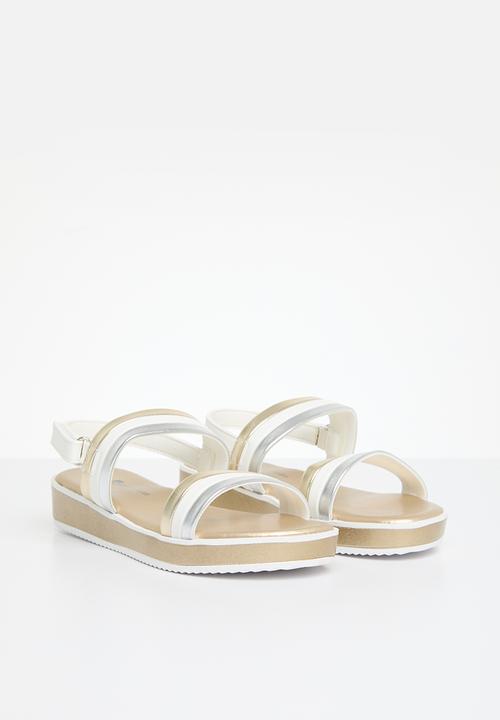 Pierre Cardin - Kingsley girls sandal - gold & silver 