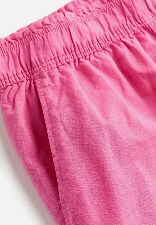 H&M - Linen shorts - pink