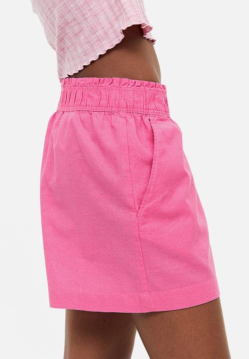 H&M - Linen shorts - pink
