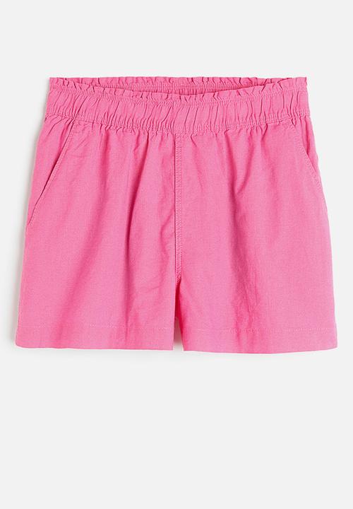 H&M - Linen shorts - pink