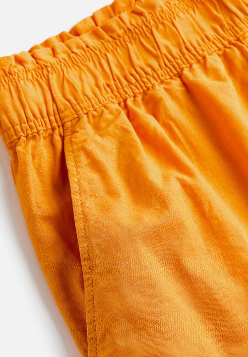 H&M - Linen shorts - orange