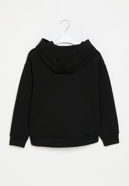 Nike - Nkg club fleece high low po - black