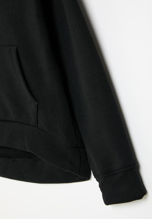 Nike - Nkg club fleece high low po - black