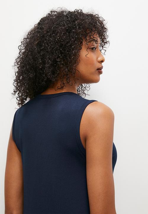 edit - Basic Vest -  navy