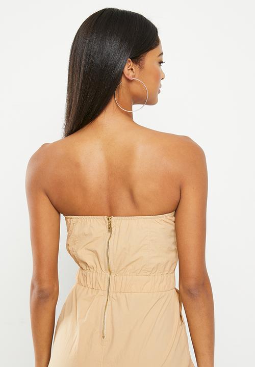 SISSY BOY - Cargo jumpsuit - stone