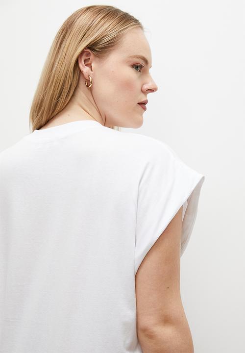 Superbalist - V-neck t-shirt plus - white