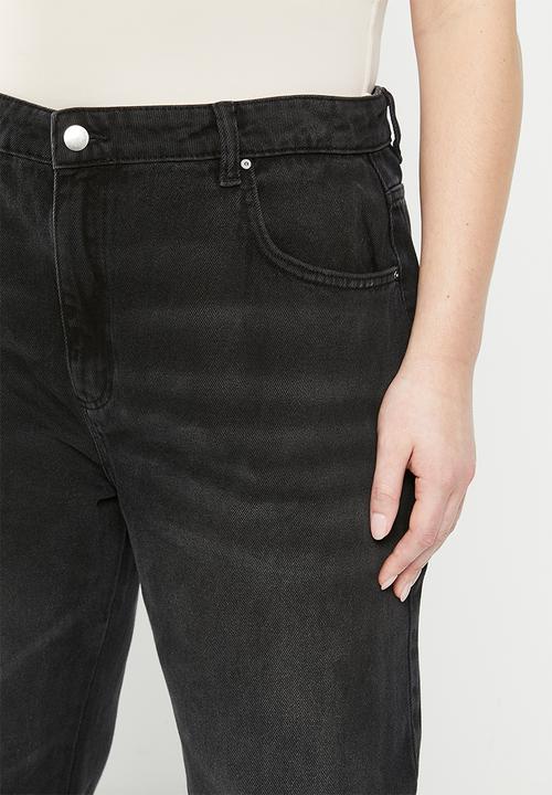 Cotton On - Plus long straight jean - black pepper