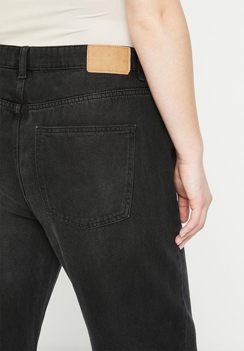 Cotton On - Plus long straight jean - black pepper