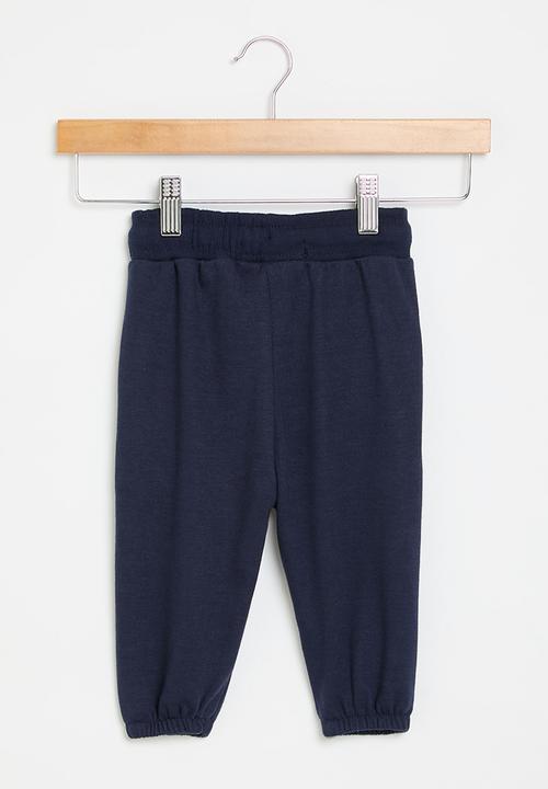 MINOTI - Boys basic fleece jogger - navy