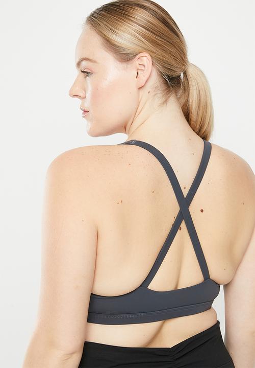 Cotton On - Plus ultra luxe strappy back crop - element blue