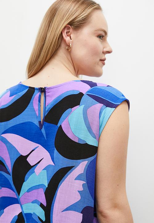 edit - Basic woven shell - multi abstract1