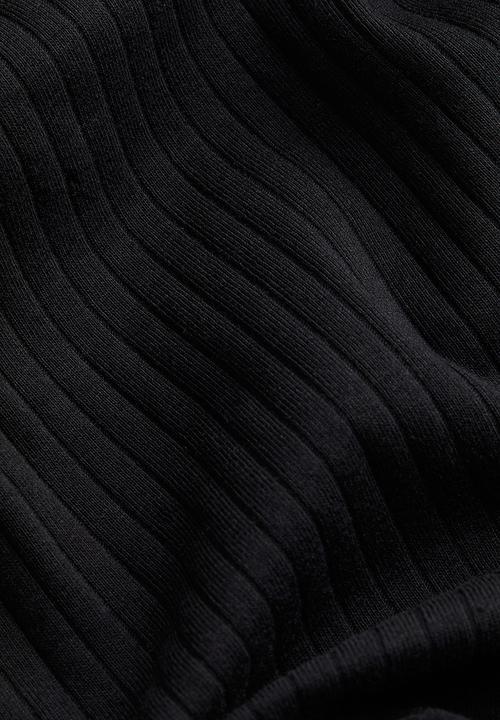 H&M - Mama ribbed sleeveless dress - black