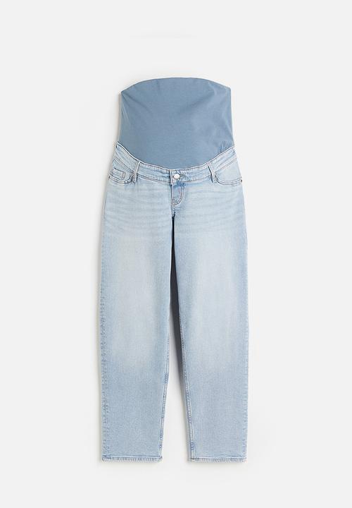 H&M - Mama straight ankle jeans - light denim blue