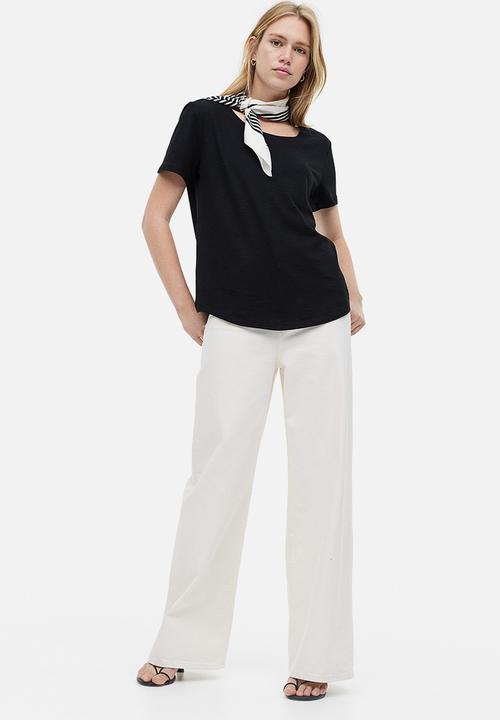 H&M - Modal-blend t-shirt - black