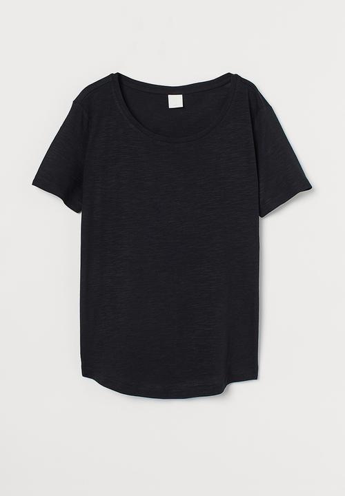 H&M - Modal-blend t-shirt - black