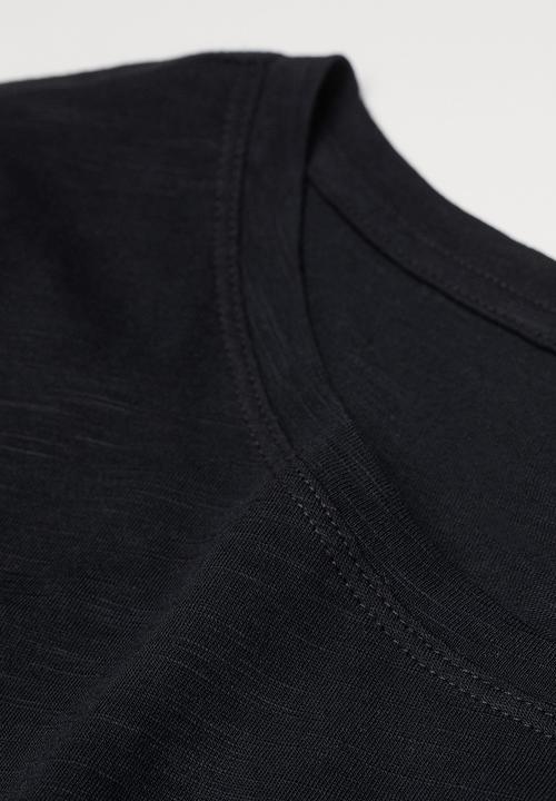 H&M - Modal-blend t-shirt - black
