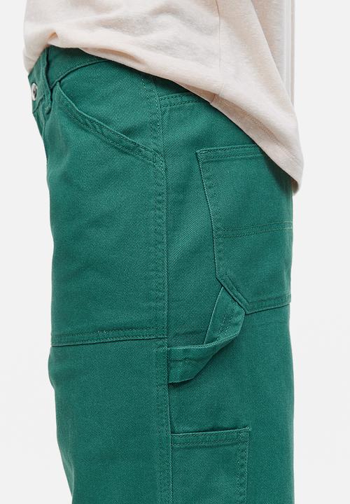 H&M - Twill cargo trousers - green