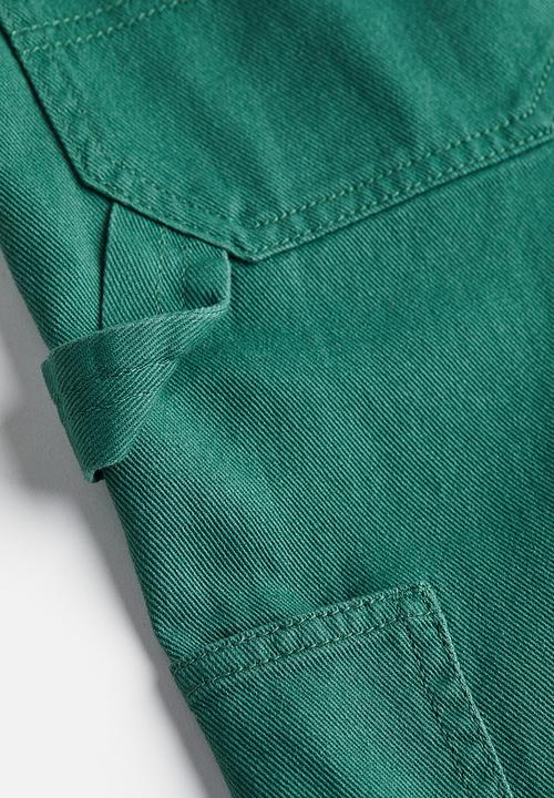 H&M - Twill cargo trousers - green