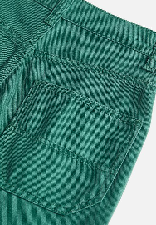 H&M - Twill cargo trousers - green