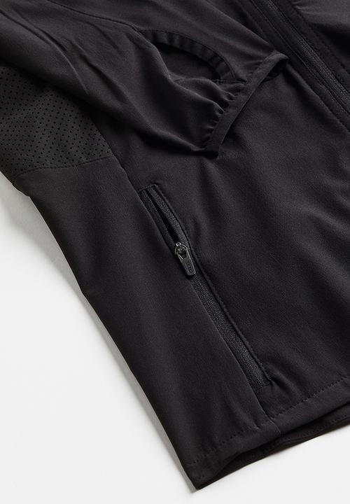 H&M - Drymove™ hooded running jacket - black