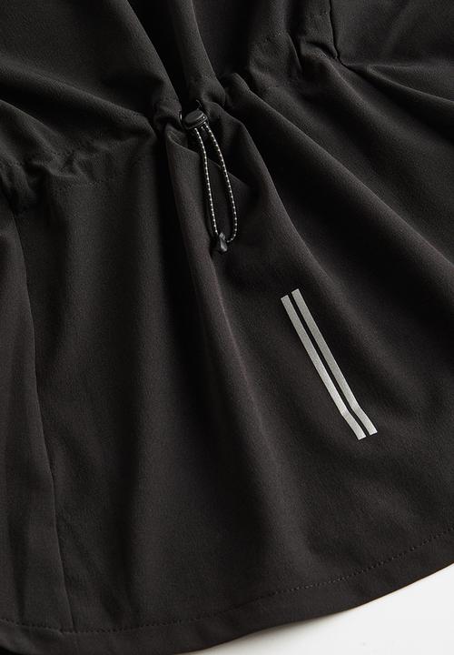 H&M - Drymove™ hooded running jacket - black