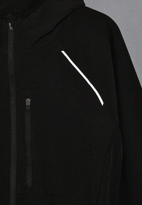 H&M - Drymove™ hooded running jacket - black