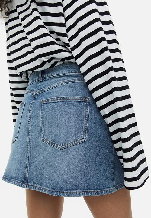 H&M - Denim skirt - denim blue