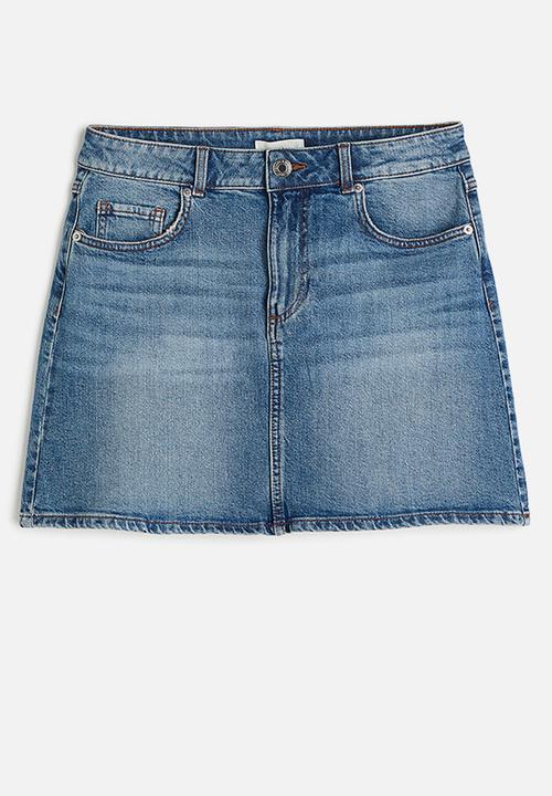 H&M - Denim skirt - denim blue