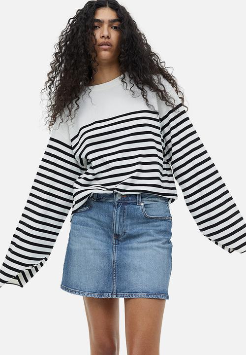 H&M - Denim skirt - denim blue