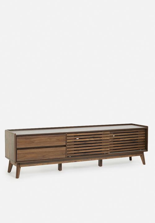 Sixth Floor - Slatted tv unit - natural  