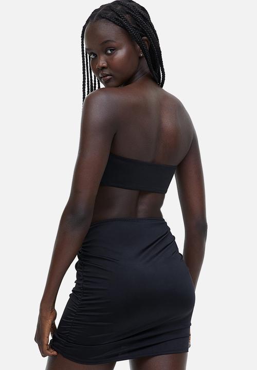 H&M - Gathered swim skirt - black