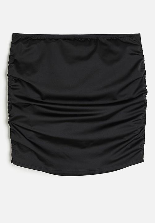 H&M - Gathered swim skirt - black