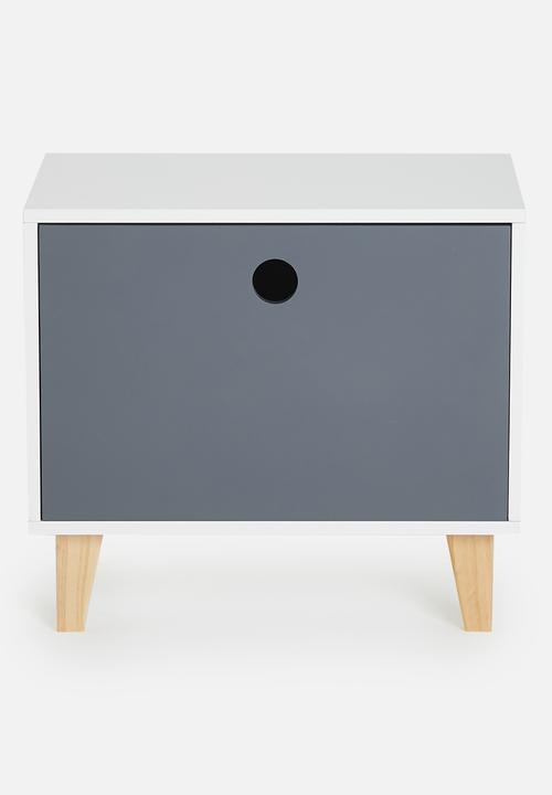 Sixth Floor - Kovu bedside table - grey