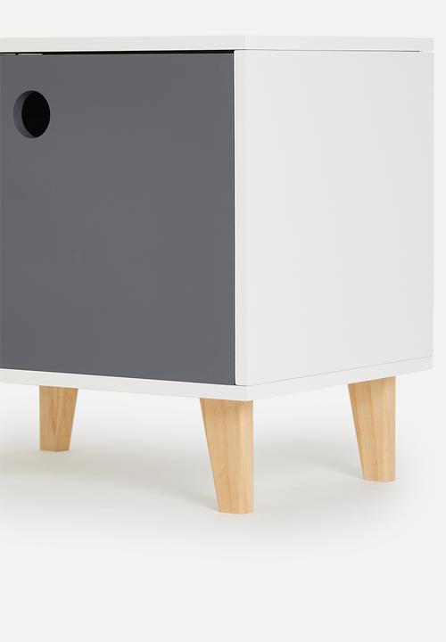 Sixth Floor - Kovu bedside table - grey