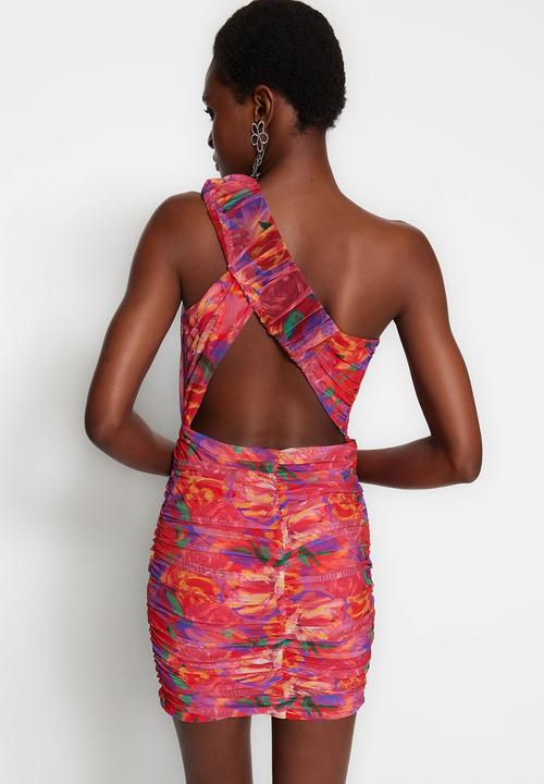 Trendyol - One shoulder bodycon dress - multi