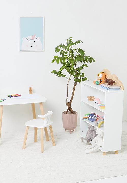 Sixth Floor - Asura cloudy shelf - white & Natural