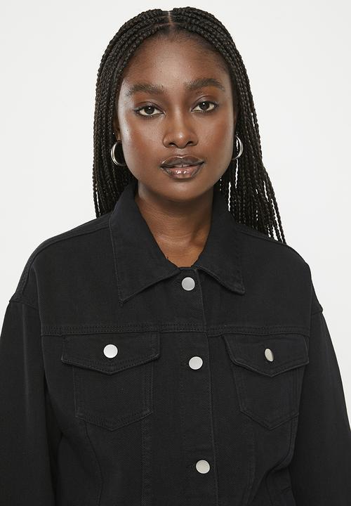 dailyfriday - Denim trucker - black