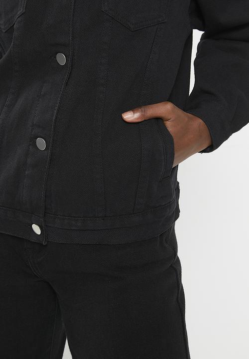 dailyfriday - Denim trucker - black
