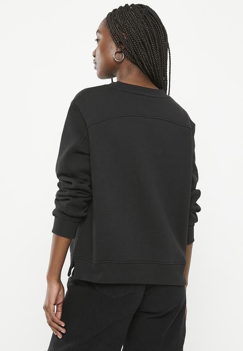 Calvin Klein - Monologo regular crewneck - ck black