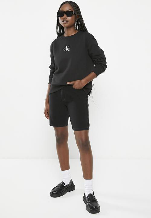 Calvin Klein - Monologo regular crewneck - ck black