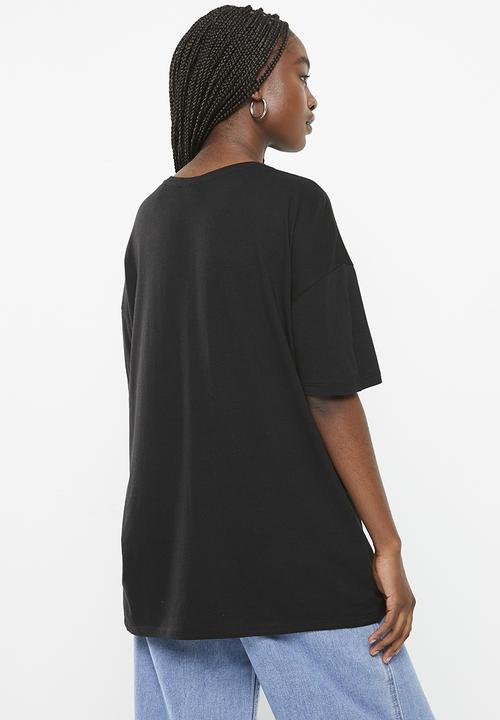 HAILYS - Graphic print t-shirt - black
