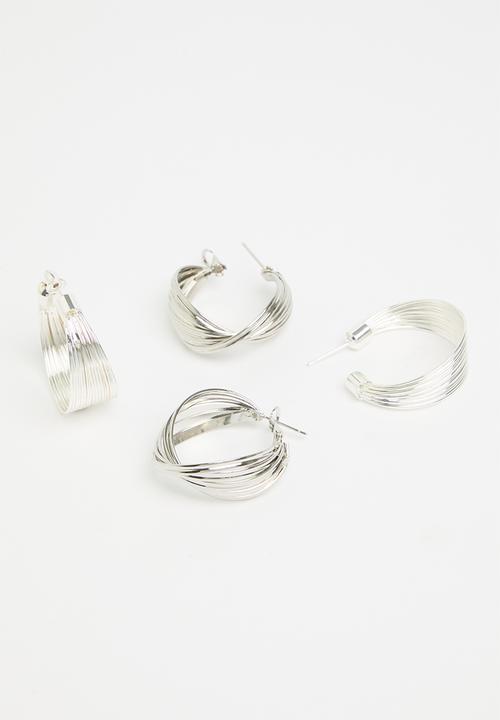 Superbalist - Sidney earring pack - silver