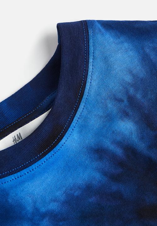 H&M - Printed jersey T-shirt - bright blue