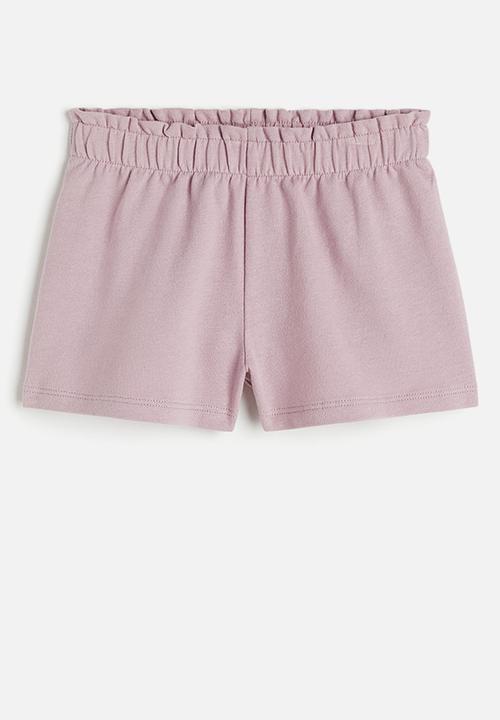 H&M - Paper bag sweatshorts - purple