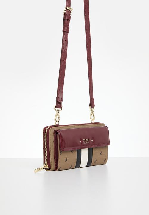POLO - Phone sling - burgundy