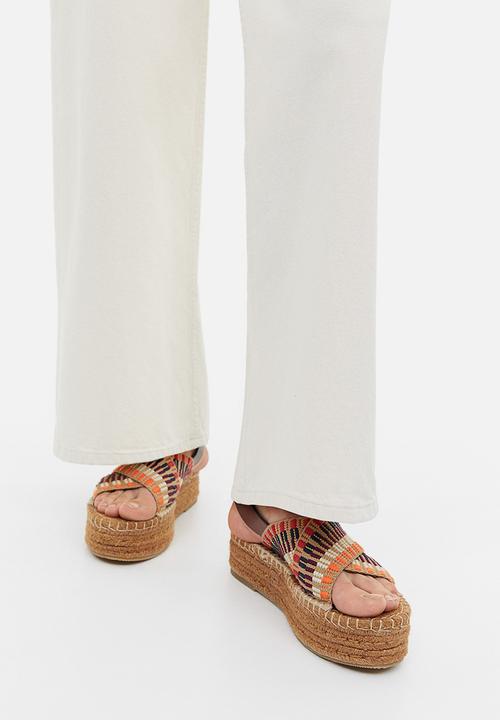 H&M - Platform espadrilles - brown patterned