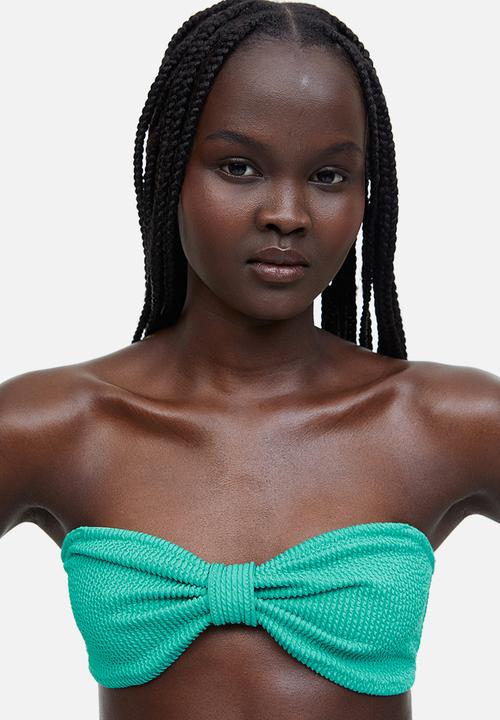 H&M - Bandeau bikini top - bright green