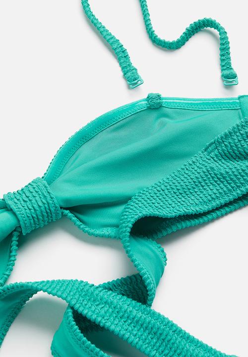 H&M - Bandeau bikini top - bright green