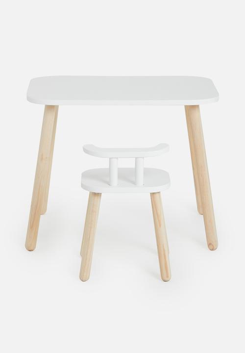 Sixth Floor - Koda table & chair set - grey