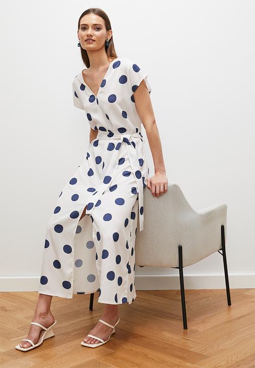 edit - Maxi tunic with slit - ink spot